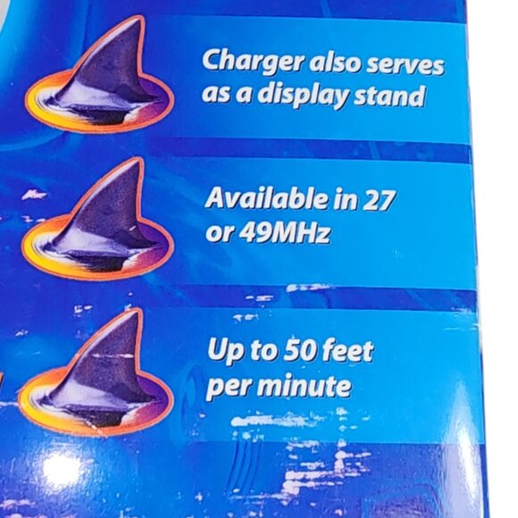 RADIO SHACK Radio Remote Control Shark-NEW in box- Kids Toys Pool Vintage - Picture 13 of 15